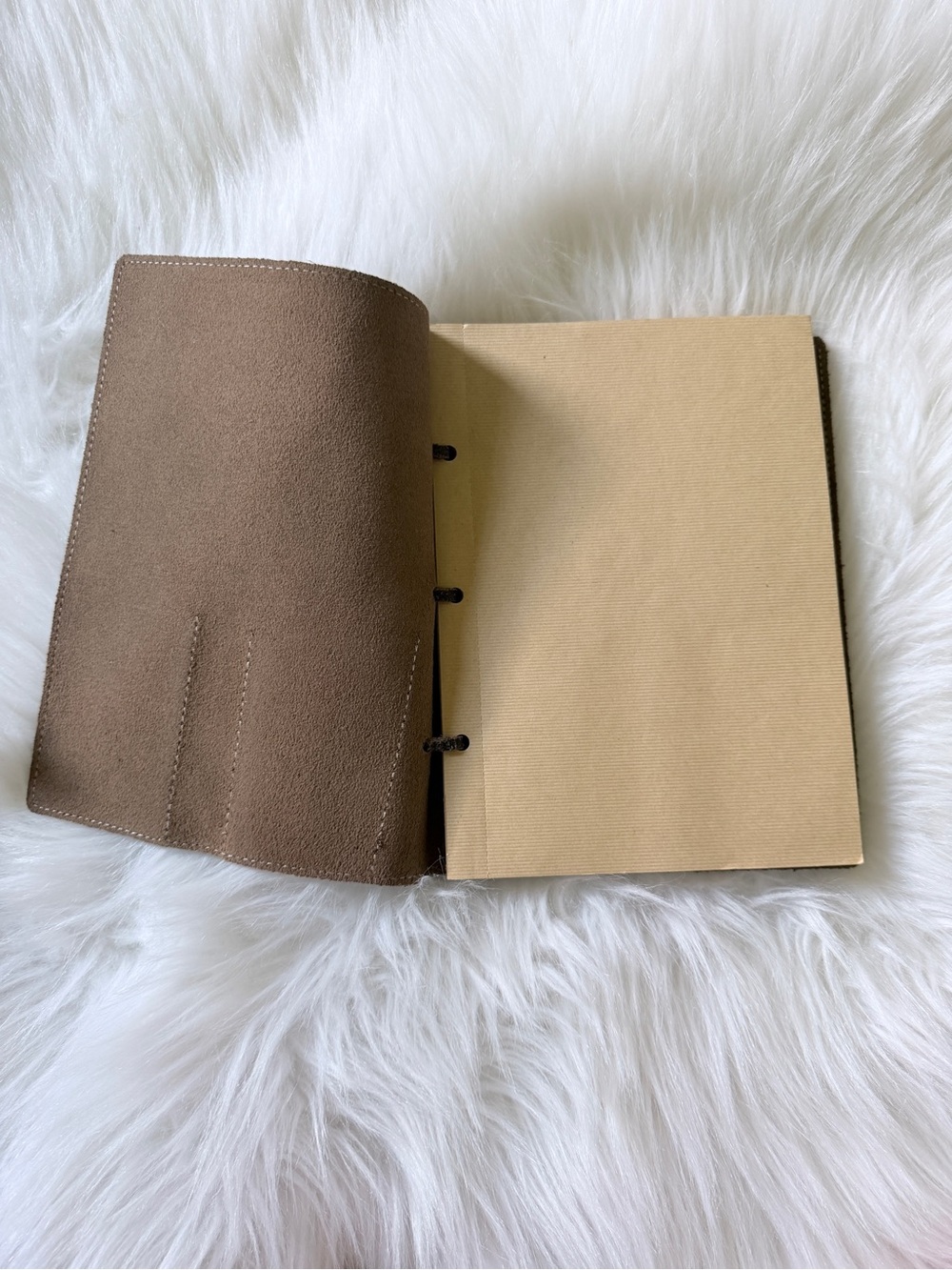 Barnes and Noble Distressed Leather Journal Cover - brown - Picture 2 of 3